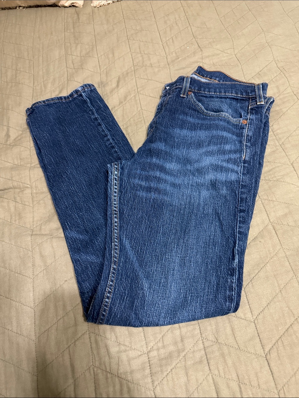 Levi's 505 Straight Leg Jeans - Blue Denim